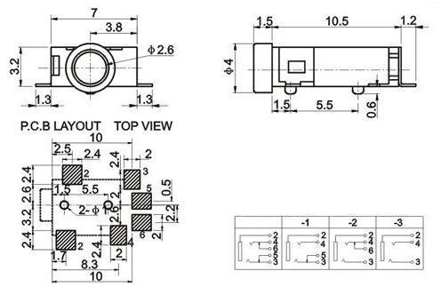 耳機插座PJK-501 圖紙.jpg